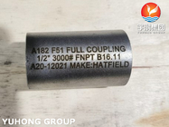 ASTM A182 F51 دوبلکس فولادی کوپلینگ کامل اتصالات لوله فشار بالا فورج فورجی