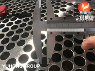 ورق لوله فولادی ضد زنگ ASTM A182 F304 / UNS S30400 / 1.4301 برای مبدل حرارتی