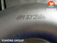 ASTM A403 WPS31254 / 254 SMO / 1.4547 زانویی جوشی فوق العاده فولاد ضد زنگ