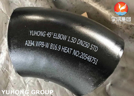 اتصالات استیل جعلی فلزی کربن ASTM A234 WPB-S LR 45/90 خم درجه