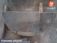 EN 10025-2 S235JR صفحه پشتی بافل فولاد کربن برای مبادله گرما