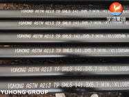 ASME SA213 T9 لوله های فولادی فلزی و آستنیتی بدون رشته برای کلندر