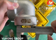 اتصالات لوله فولادی فورج ASTM A182 F316 زانویی 1 1/2 اینچ CLASS 6000 B16.11 رزوه دار آهنی چکش خوار