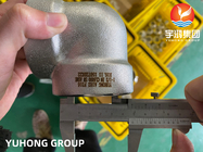 ASTM A182 F316/316L فولاد ضد زنگ زانویی 90 درجه CL6000# SW B16.11
