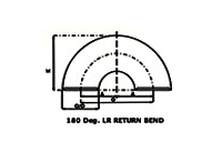 ته قنداق تفنگ جوشکاری فولاد ضد زنگ و اتصالات طولانی کاهش، 90 درجه آرنج، 1/2 "تا 60"، sch40 / sch80، SCH160، XXS B16.9