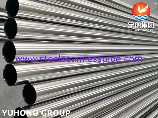 لوله بهداشتی بدون درز از فولاد ضد زنگ ASTM A270 TP316L 320