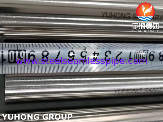 لوله بهداشتی بدون درز از فولاد ضد زنگ ASTM A270 TP316L 320
