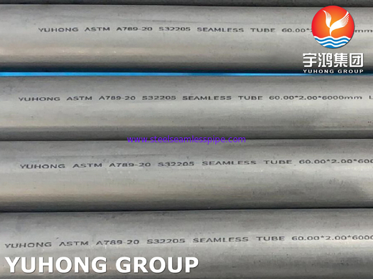 سختی خوب ASTM A789 S32205  Duplex 2205 1.4462 لوله بدون درز