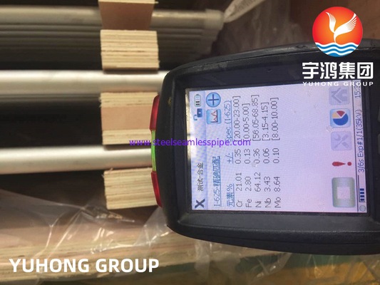 ASME SB444 Inconel 625 / UNS N06625 لوله بدون درز فلز آلیاژ نیکل U Bend