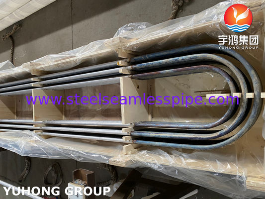 ASME SA789 SAF2205 / UNS S32205 دو لوله فولادی U Bend Tube Tube Exchanger