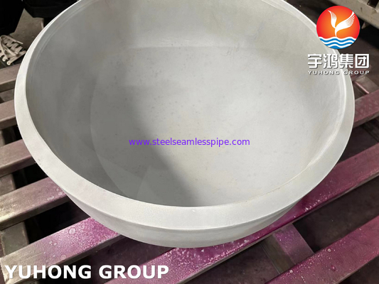 ASME SA403 WP304-S کلاه فولاد ضد زنگ اندازه بزرگ 40 اینچ