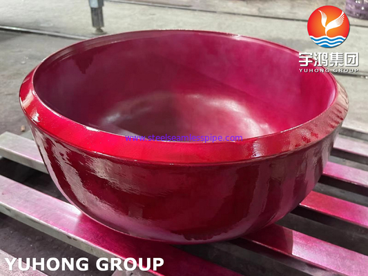 ASME SA403 WP304-S کلاه فولاد ضد زنگ اندازه بزرگ 40 اینچ