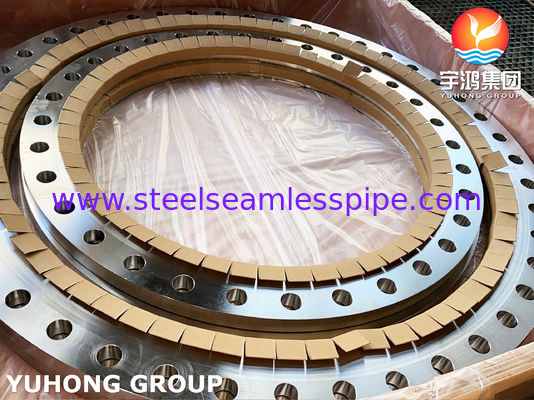 ASTM A240 SS904L فلنج بر روی صفحه ای با صورت صاف AWWA C207 و ابعاد سفارشی