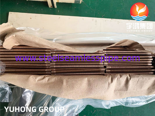 لوله آلیاژ مس - نوع باله پایین، B111 C70600 O61 cu70/ni30 آلیاژ مس برای خنک کننده هوا