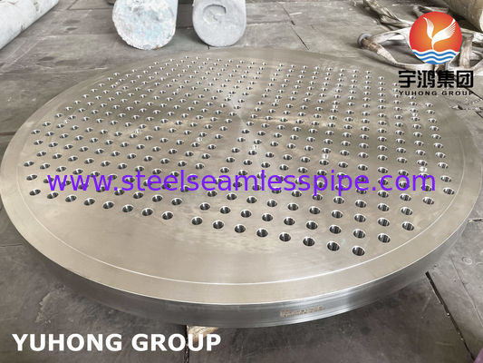 صفحه لوله فولاد ضد زنگ ASTM A182 F316L برای مبدل های حرارتی پوسته و لوله