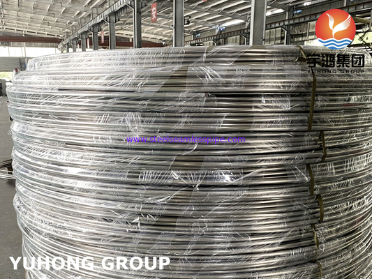 لوله های کویل فولاد ضد زنگ روشن، ASTM A213 / A269 SS304 / SS316L