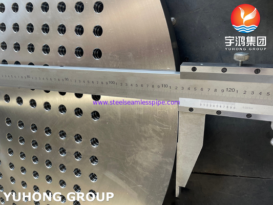 ASTM A182 F316 ورق لوله قطر بزرگ فولاد ضد زنگ ساخته شده برای اجزای مبادله گرما
