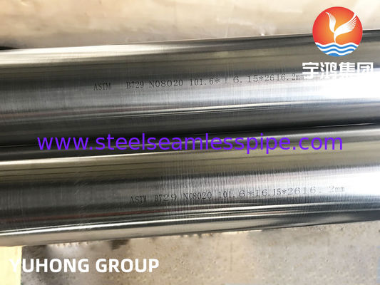 ASTM B729 ALLOY 20 / UNS NO8020 HASTELLOY PIPE 100% UT