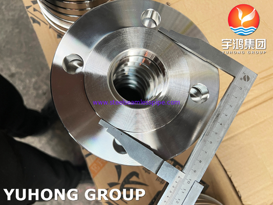 BS4504 (EN 1092-1) F316L فلنج پیچیده فولادی ضد زنگ ، رشته های BSPP نوع جعل شده PN16