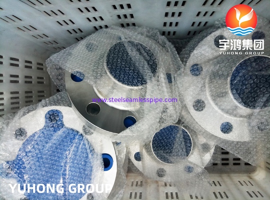 ASTM A182 F347 فلنج گردن جوش فولاد ضد زنگ ، RF / RTJ Face برای کاربردهای درجه حرارت بالا