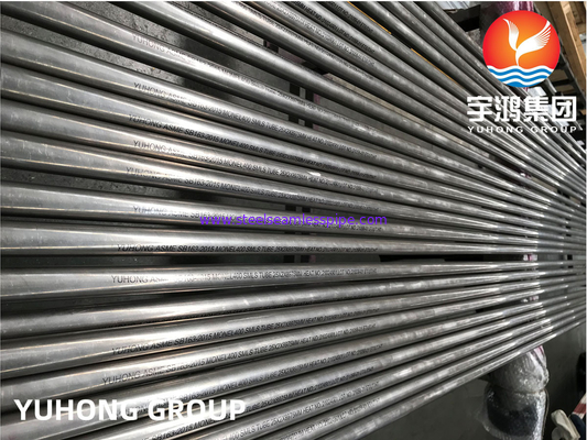 ASME SB163 UNS N04400 / Monel 400 لوله آلیاژ نیکل بی درهم برای مبادله گرما