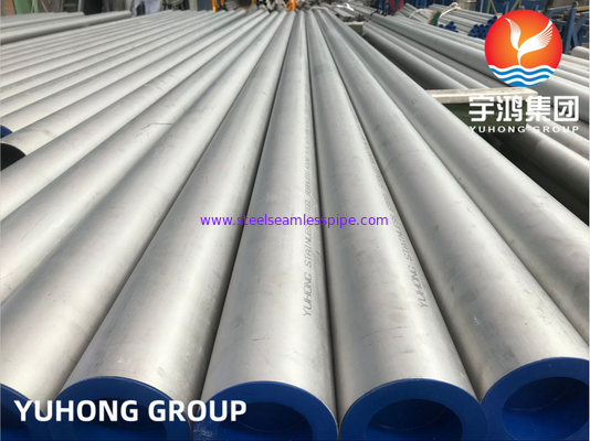 سطح صیقلی لوله بدون درز فولادی ضد زنگ ASTM A312/ASME SA312 TP310S