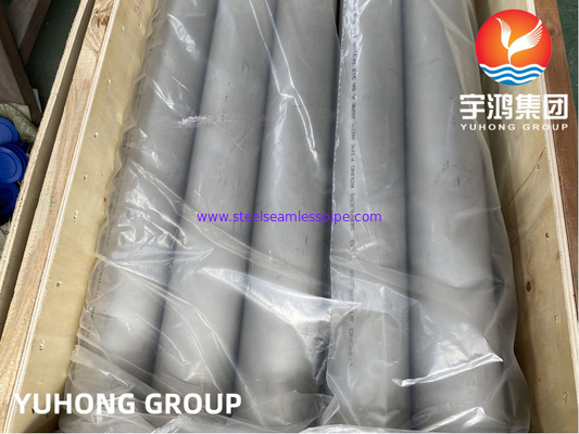 سطح صیقلی لوله بدون درز فولادی ضد زنگ ASTM A312/ASME SA312 TP310S