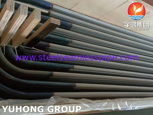 ASTM A213 TP317L فولاد ضد زنگ لوله U Bend لوله مبادله گرما 100٪ ET