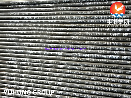 فولاد کربن ASME SA210 GR.A1 لوله SMLS برای دیگ و سوپر هیتر