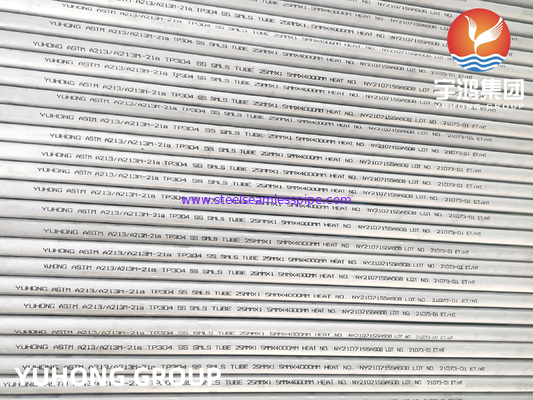 ASTM A213 TP304 1.4301 لوله بدون درز استنتیک برای دمای بالا
