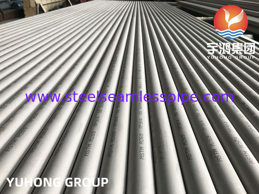 ASTM A269 TP304 لوله بی سیم فولادی فولادی ضد زنگ پکیج شده برای مبادله گرما با آزمایش PMI