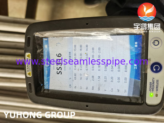 SA213 TP316L (UNS S31603, 1.4404) لوله مبدل گرما U Bend با درمان محلول، ترشی و غیرفعال