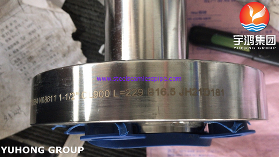 فلنج گردن جوش بلند Incoloy Steel Astm B564 N08811 CL900