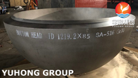 درپوش سر بیضوی فولاد کربنی ASME SA516 Gr.70 / انتهای ظرف برای مخزن تحت فشار