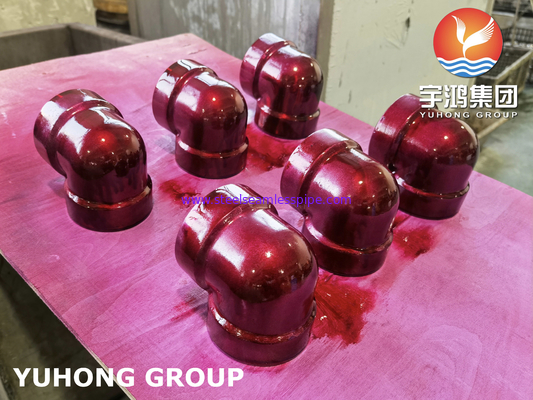 A182 F53 سوکت جوشکاری آرنج ، UNS S32750 فولادی سوپر دوپلکس