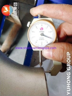 ASTM A815 S31803-S دوبلکس فولادی اتصالات زانویی B16.9 برای خط لوله PT موجود