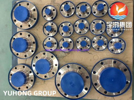 ASTM B151 C70600 2.0872 آلیاژ Cu-Ni جعل شده Weldneck Flange RF B16.5