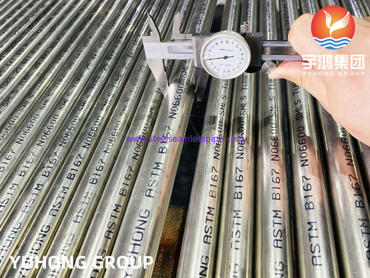 رآکتور هسته ای لوله استفاده شده ASTM B167 Inconel 600 / UNS N06600 نوع بدون درز