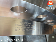 دریچه دیگ مبدل حرارتی فلنج فولادی ضد زنگ ASTM A240 Gr F904L UNS N08904