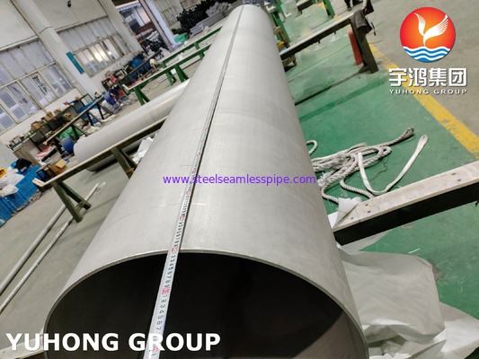 ASME SA312 TP317L 1.4438 لوله های جوش داده شده برای خدمات دمای بالا