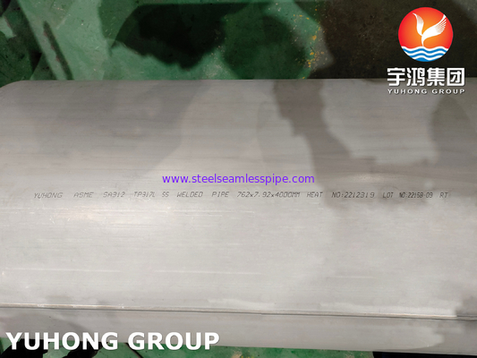 ASME SA312 TP317L 1.4438 لوله های جوش داده شده برای خدمات دمای بالا
