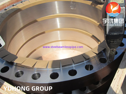فلنج بدنه ای از فولاد دوگانه، ASTM A182 درجه F51 (UNS S31803) ، مناسب برای محیط های خوردگی