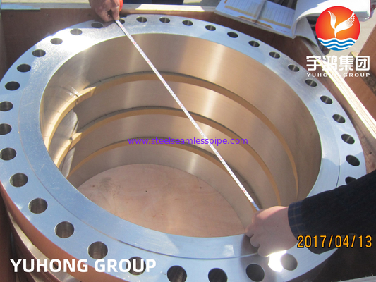 فلنج بدنه ای از فولاد دوگانه، ASTM A182 درجه F51 (UNS S31803) ، مناسب برای محیط های خوردگی