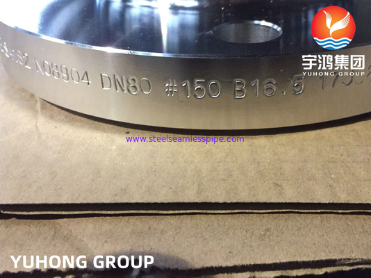 ASME SA182 F904L، UNS N08904 فولاد ضد زنگ در فلج های بلند شده B16.5
