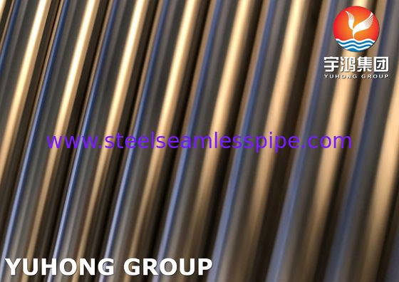 ASTM A269 TP304 لوله فولادی ضد زنگ جوش داده شده روشن برای گاز نفت
