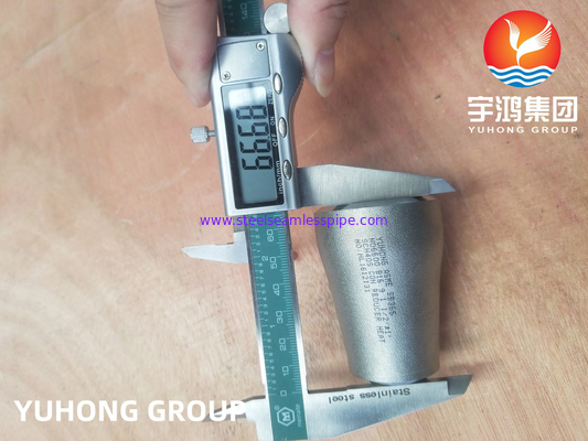 Buttweld ASME SB366 N06600 2.4816 Inconel 600 کاهش دهنده متمرکز