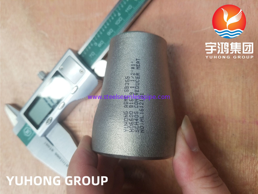 Buttweld ASME SB366 N06600 2.4816 Inconel 600 کاهش دهنده متمرکز