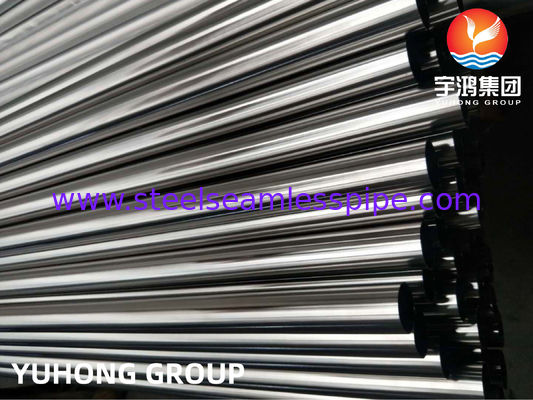 ASTM A270 TP304 لوله های مصالحه شده فولاد ضد زنگ بهداشتی با رقیق سازی مکانیکی و رقیق سازی الکتروپولیسی و خشن سازی سفارشی