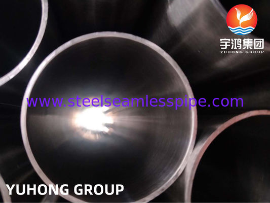 ASTM A270 TP304 لوله های مصالحه شده فولاد ضد زنگ بهداشتی با رقیق سازی مکانیکی و رقیق سازی الکتروپولیسی و خشن سازی سفارشی