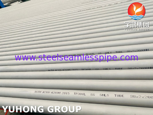 لوله فولاد ضد زنگ آستنی ASTM A269 TP304L، مورد استفاده برای خدمات عمومی مقاوم در برابر خوردگی